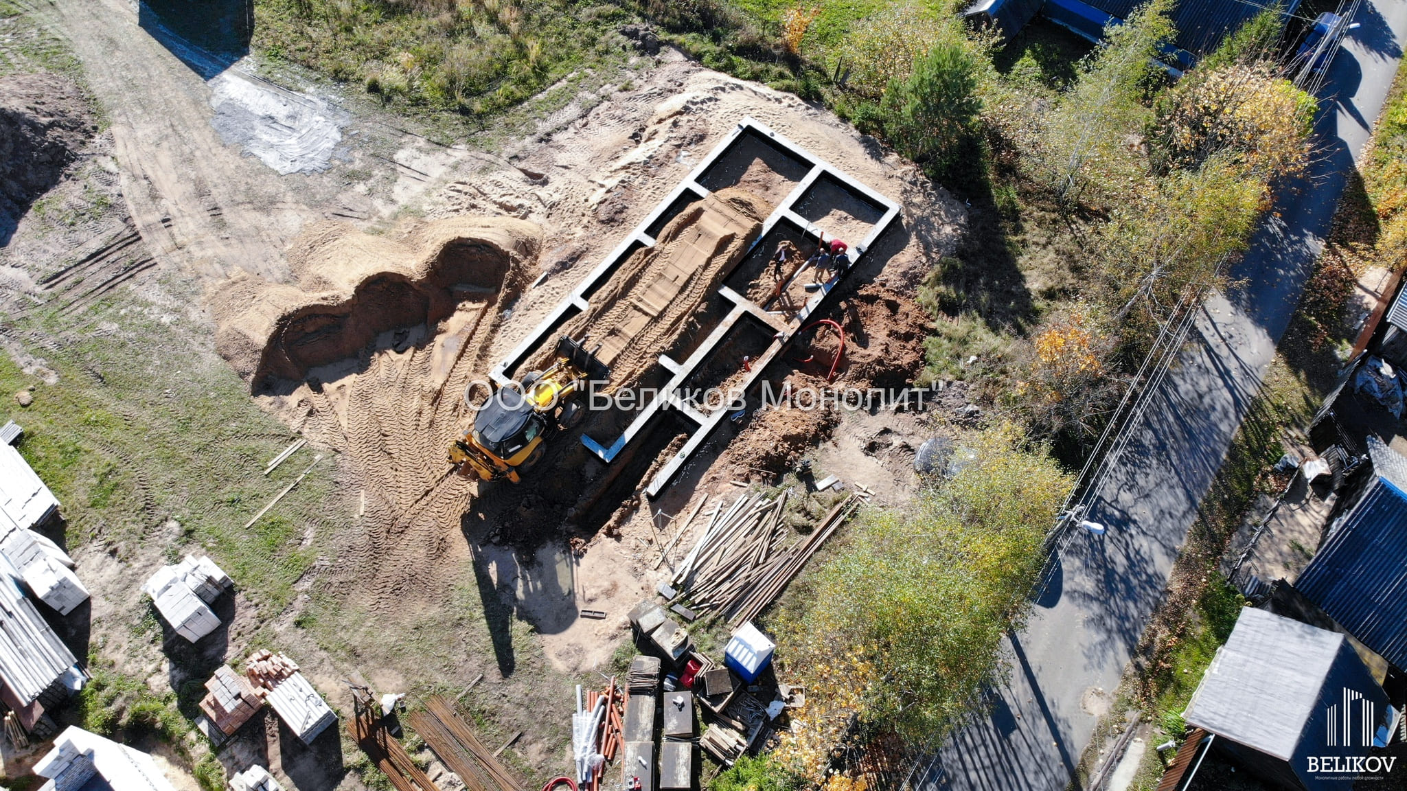 Фундамент №45 д. Грини